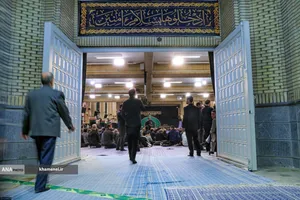 دومین شب عزاداری حضرت فاطمةالزهرا(س) با حضور زهبر م انقلاب