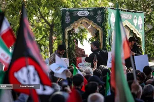 تشیع پیکر شهید مصباح الهدی باقری