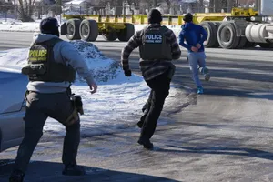 ضرب و شتم معترضان در آمریکا