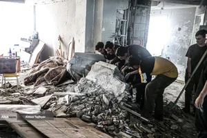 کمک نیروهای جهادی به جنگ زدگان