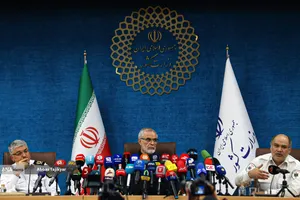 نشست خبری علی اکبر پورجمشیدیان دبیر ستاد تشییع و وداع با رهبر شهید انقلاب