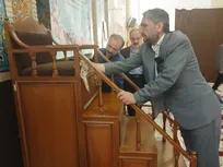 آیین معنوی غبارروبی مساجد در دانشگاه آزاد تاکستان برگزار شد