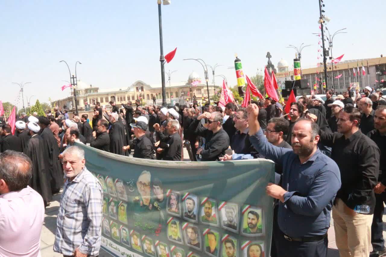 مراسم وداع با شکوه سردار شهید علی شادمانی 