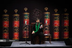 دومین شب مراسم عزاداری حضرت اباعبدالله الحسین(ع) از طرف رهبر انقلاب