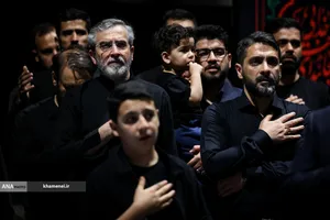دومین شب مراسم عزاداری حضرت اباعبدالله الحسین(ع) از طرف رهبر انقلاب