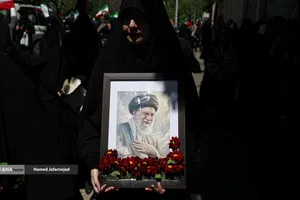 مراسم چهلمین روز شهادت حضرت آیت الله خامنه ای رهبر شهید انقلاب