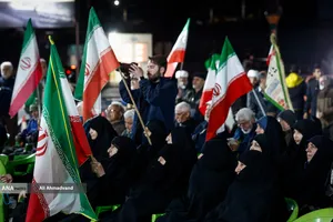 اجتماع مردمی در حمایت از رزمندگان اسلام - میدان صنعت
