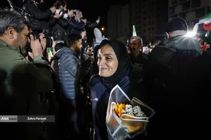 مراسم استقبال از تیم ملی فوتبال زنان