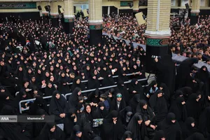 عزاداری ایام شهادت حضرت فاطمةالزهرا(س) با حضور رهبر معظم انقلاب