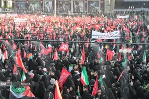 مراسم وداع با رهبر شهید انقلاب