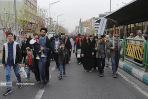 راهپیمایی روز جهانی قدس در تهران 