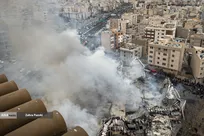 آتش‌سوزی گسترده در بازار جنت آباد