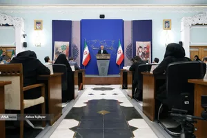 نشست خبری اسماعیل بقایی سخنگوی وزارت امور خارجه
