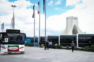 رونمایی از ۵۰ اتوبوس برقی جدید در تهران
