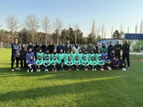 حضور اعضای هیات رئیسه فدراسیون فوتبال در تمرین تیم ملی بانوان