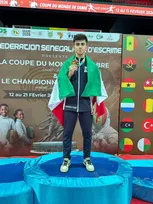 قهرمانی دانش‌آموز هنرستان سما ارومیه در جام جهانی شمشیربازی