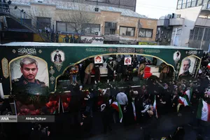 تشییع شهدای &laquo;جنگ رمضان&raquo;