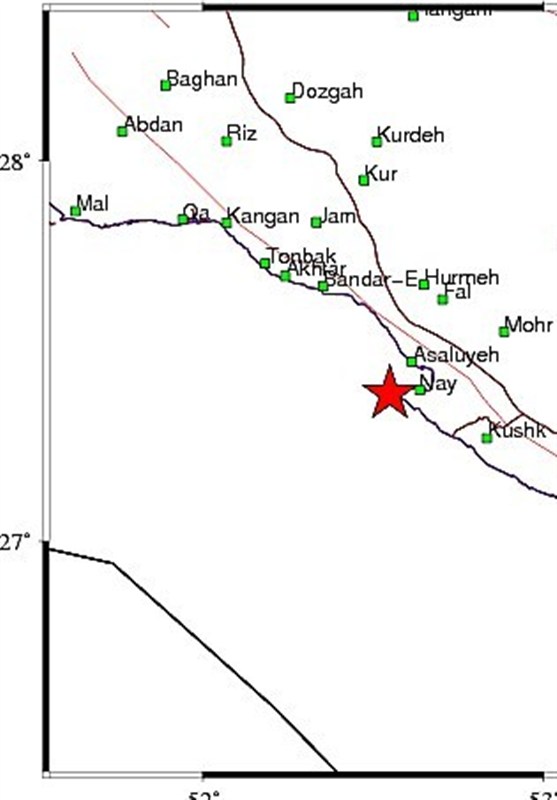 زمینلرزه ۵.۲ ریشتری عسلویه را لرزاند + جزئیات زمینلرزه ۵.۲ ریشتری عسلویه را لرزاند + جزئیات