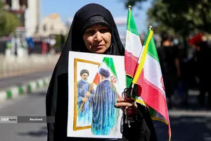 تشییع پیکر مطهر آقای شهید ایران و خانواده ایشان در مشهد