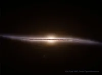 کهکشان راه شیری از کنار چه شکلی است؟