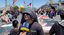 آمده‌ایم نشان بدهیم پشت کشور و رهبرمان ایستاده‌ایم