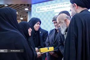 مهدی چمران رئیس شورای اسلامی شهر تهران در آیین بهره&zwnj;برداری از چهار پروژه راهگشای عمرانی در پایتخت