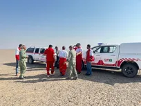 نجات ۳ معدنچی مفقودشده در بیابان‌های شهرستان بهاباد