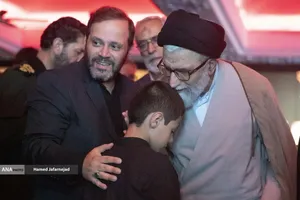 حجت الاسلام سیداسماعیل خطیب، وزیر اطلاعات در مراسم گرامیداشت سرلشکر شهید مهدی ربانی و سرلشکر شهید غلامرضا محرابی معاونان سابق اطلاعات و عملیات ستاد کل نیروهای مسلح