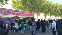 برپایی موکب جاماندگان اربعین حسینی دانشگاه آزاد اسلامی گنبدکاووس با حضور مسئولان
