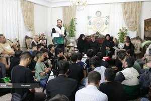 دیدار خادمیاران رضوی با خانواده شهید علیرضا قنبری