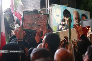 وداع و تشییع پیکر مطهر فرمانده یگان ویژه فاتحین سردار سرتیپ پاسدار شهید محمد علی فتحعلی زاده و&zwnj; همرزمانش