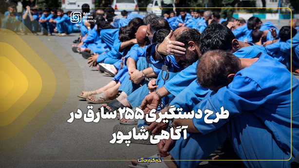 طرح دستگیری ۲۵۵ سارق در آگاهی شاپور