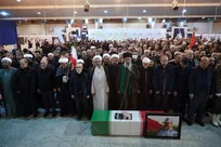 مراسم تشییع پیکر شهید نصیرزاده وزیر دفاع