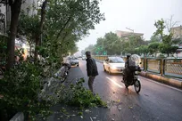 هشدار نارنجی برای تهران/ وزش باد خیلی شدید و تقویت بارش