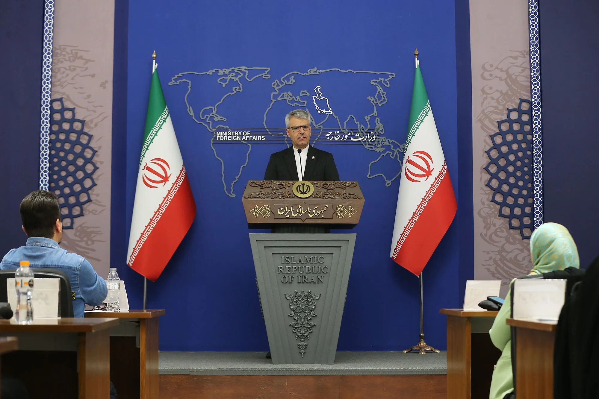 نشست خبری اسماعیل بقایی سخنگوی وزارت امور خارجه