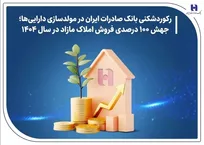 رکوردشکنی بانک صادرات ایران در مولدسازی دارایی‌ها؛ جهش ۱۰۰ درصدی فروش املاک مازاد در سال ۱۴۰۴