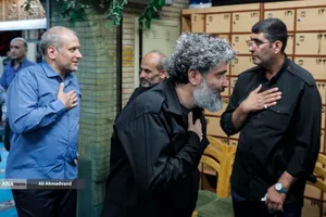 محسن برمهانی معاون سیما در آیین یادبود شهدای رسانه ملی