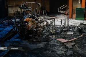 مسجدی که پس از ۴۴ سال بار دیگر در آتش سوخت