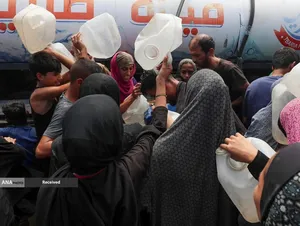 تشنگی زیر آوار و محاصره در غزه