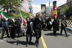 مراسم چهلمین روز شهادت حضرت آیت الله خامنه ای رهبر شهید انقلاب