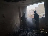 نجات ۱۵ نفر از آتش‌سوزی در ساختمان پنج‌طبقه در نعمت‌آباد تهران+ فیلم