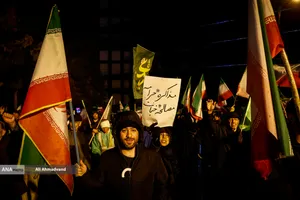 اجتماع مردمی در حمایت از رزمندگان اسلام - میدان شهید طهرانی&zwnj;مقدم
