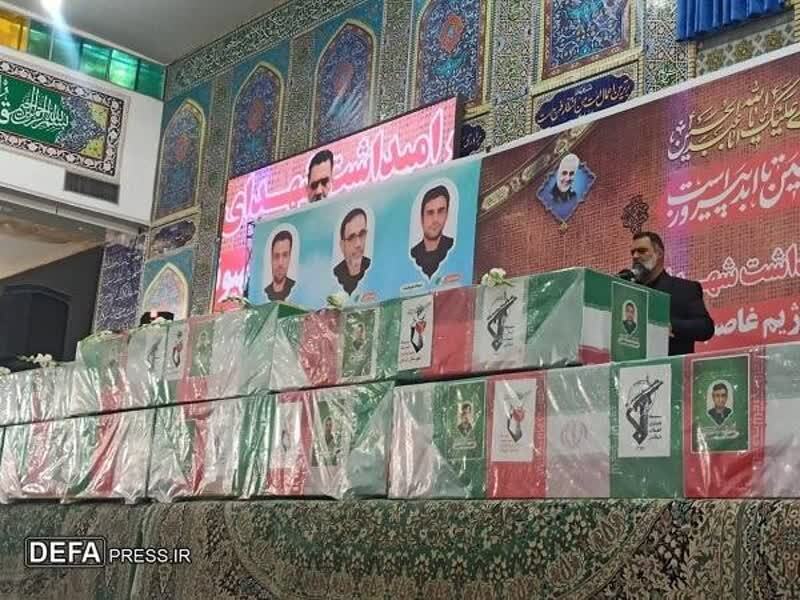 تشییع پیکر دانشجوی شهید دانشگاه آزاد بردسیر 2