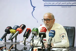 نشست خبری رئیس سازمان اورژانس کشور