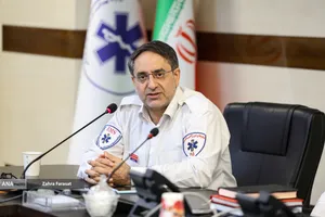نشست خبری رئیس سازمان اورژانس کشور
