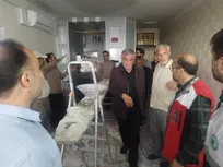 بازید اعضای کمیسیون شوراها از روند بازسازی مناطق آسیب‌دیده در جنگ رمضان