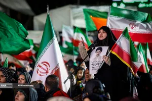 اجتماع مردمی در حمایت از رزمندگان اسلام - میدان ولیعصر (عج)