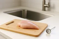 علت خطرناک بودن شستن مرغ خام