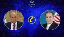 گفت‌وگوی تلفنی وزیر امور خارجه با رئیس مجلس نمایندگان لبنان