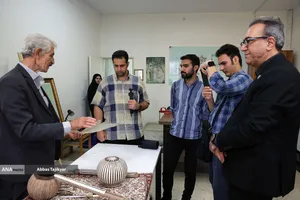 کارگاه مرکز تخصصی مرمت دانشگاه آزاد اسلامی واحد استاد فرشچیان